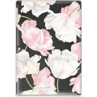 👉 Siliconen hoesje Lenovo Tab 10 | 2 A10-30 Lovely Flowers 8720632184702