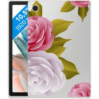 Siliconen hoesje Samsung Galaxy Tab A8 2021 Roses 8720632777690