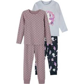 👉 Name it Pyjama's 2-pak Nkf night set Vlierbessen Eenhoorn