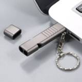 👉 Flash drive alloy 32GB USB3.0 U Disk Whistle USB 2-in-1 Design Portable Zinc Material Solid and Durable Plug Play
