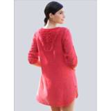 👉 Tuniek oranje effen vrouwen toptrendy katoen Alba Moda Koraal 4055708168572
