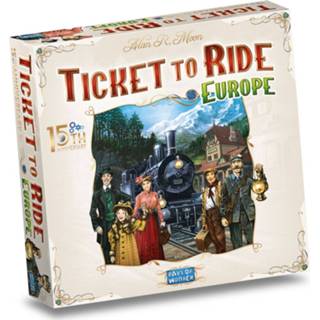 👉 Nederlands bordspellen familiespel Ticket to Ride Europe 15th Anniversary (NL versie) 824968205334