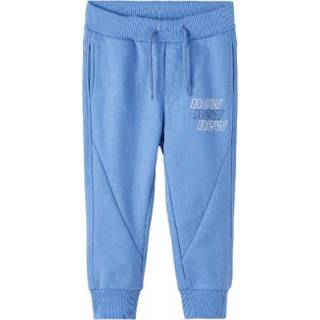 👉 Sweatpant katoen mix kindermode jongens blauw Name it Sweatpants Nmmokay Blue Yonder 5715215568614