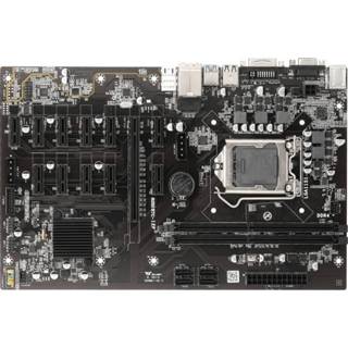 👉 Moederbord B250 BTC-12P Motherboard with 2 DDR4 Memory Slots 11 PCI-E 1X VGA+DVI Ports Support LGA1151 Series 6th/7th Generation CPU