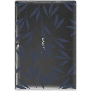 👉 Siliconen hoesje blauw Lenovo Tab 10 | 2 A10-30 Leaves Blue 8720632028075