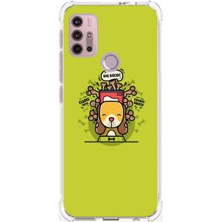 👉 Bumper hoesje Motorola Moto G30 | G20 G10 Stevig Doggy Biscuit 8720632095961