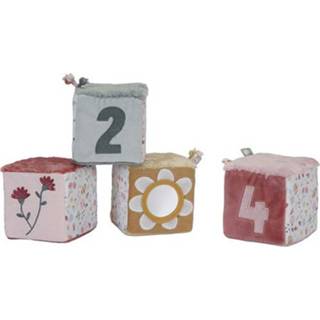 👉 Houten blok active Little dutch blokken flowers&butterflies - 4st 8713291887169