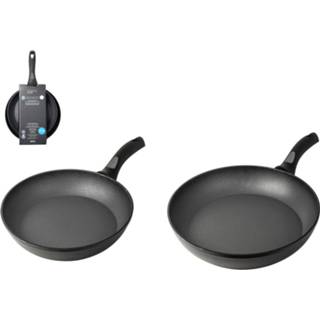 👉 Koekenpan zwart active Gusta Koekenpannen Set 24+28 cm 8712628435073