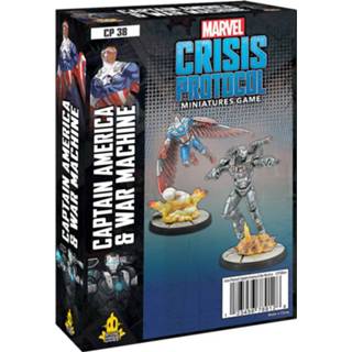 👉 Asmodee Marvel Crisis Protocol: Captain America and War machine Engels, uitbreiding, 2 spelers, 90-120 minuten, vanaf 14 jaar 841333109387