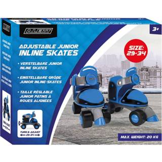 👉 Inline skate blauw active Alert Junior Skates 29-34 8710124134339