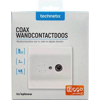 👉 Coax wandcontact doos active Technetix Wandcontactdoos 5055146401162