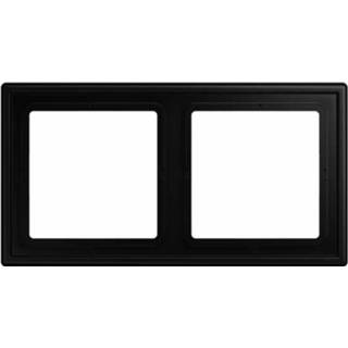 👉 Afde kraam zwart JUNG LS 982 SWM 2 voudig afdekraam LS990 grafiet mat 4011377186781