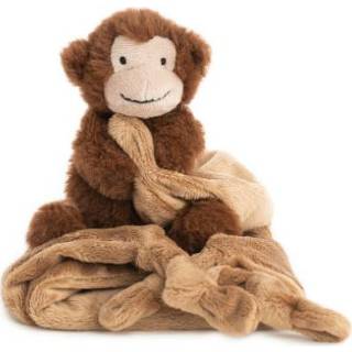 👉 Knuffel doek polyester jongens bruin Nature Zoo of Denmark Superzacht knuffeldoekje aapje, bruin. 5713194125064