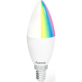 👉 Active Hama Wifi-ledlamp E14 5,5W RGBW Zonder Hub Voor Spraak-/app-bediening 4047443446749