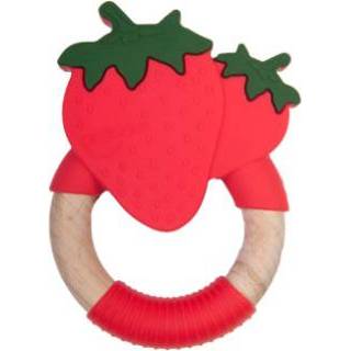 👉 Bijt ring rood meisjes Nibbling Bijtring Super Food Aardbei 5060370664504