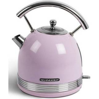 👉 Waterkoker roze active Schneider SCKE17P Retro Vintage 1.7L 2200W 3527570052408