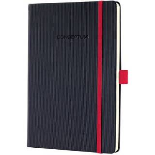 👉 Notitieboek rood zwart active Sigel SI-CO662 Conceptum RED Edition Hardcover A5 Geruit 4004360826474