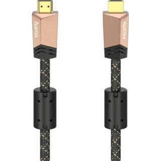 👉 Metaal active Hama Premium HDMI™-kabel Met Ethernet Conn. - Ferriet 0,75 M 4047443434227