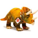 👉 Dino saurus meisjes oranje Teddy HERMANN ® Dinosaurus Triceratops 42 cm 4004510945062