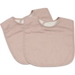 👉 Klitten band meisjes roze Be 's Collection Klittenband Slabbetje 2 Pakjes 4038148811628