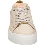 👉 Lage sneakers vrouwen beige zand glad leer Fred de la Bretoniere Storm 8720251486812 872025148681