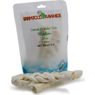 👉 M active 6x Farmfood Rawhide Dental Braided Stick 2 stuks 8714857158136