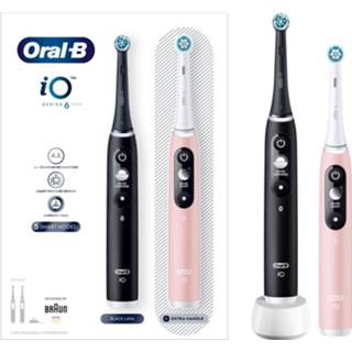 👉 Elektrische tandenborstel active Oral-B iO Series 6 Duo Black&Pink 2 stuks 4210201411536