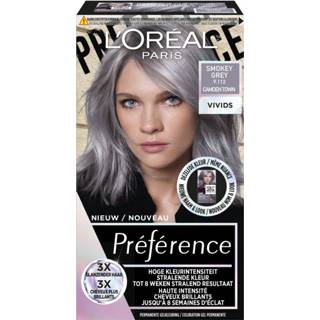 👉 Haarkleuring grijs active L'Oréal Preference Vivids 9.112 Smokey Grey 3600524014933