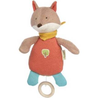 👉 Klok biologisch katoen oranje meisjes donkergroen Sigikid ® Muzikale Vos Green 4001190395668