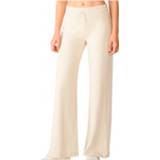 👉 Röhnisch - Women's Skill Wide Pants - Trainingsbroek maat XL, beige/wit