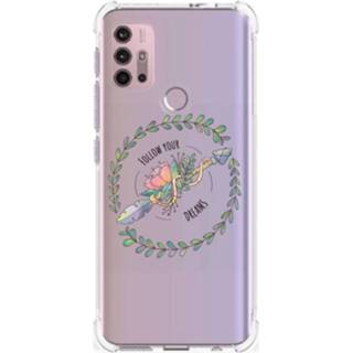 👉 Bumper hoesje Motorola Moto G30 | G20 G10 Stevig Boho Dreams 8720632084972