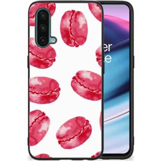 👉 Coverhoes roze OnePlus Nord CE 5G Back Cover Hoesje Pink Macarons 8720632111814