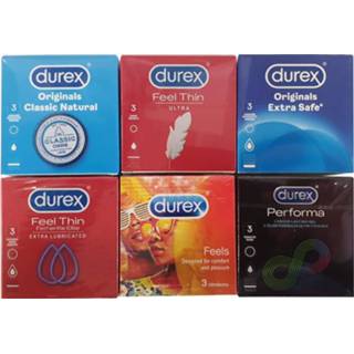👉 Condoom latex transparant Durex Condooms 6 X 3 Pack