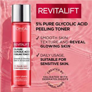 👉 Toner vrouwen L’Oreal Paris 5% Glycolic Acid Peeling 180ml 3600524019587
