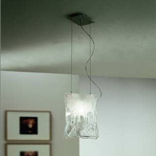 👉 Hanglamp zilver 1-lichts MURANO