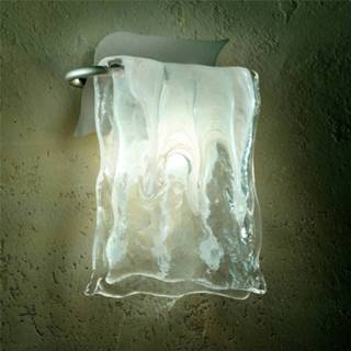 👉 Wandlamp zilver glas aluminium MURANO van en