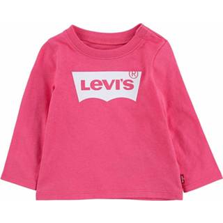 👉 Shirt lange mouw katoen 62 roze meisjes Levis! - Maat 3665115246971