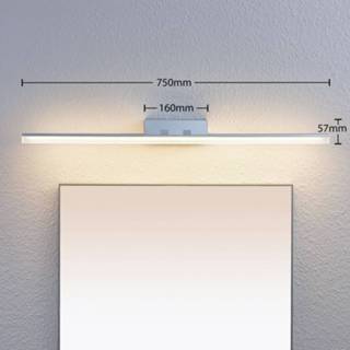 👉 LED spiegellamp Bernie, CCT, IP44, 75 cm