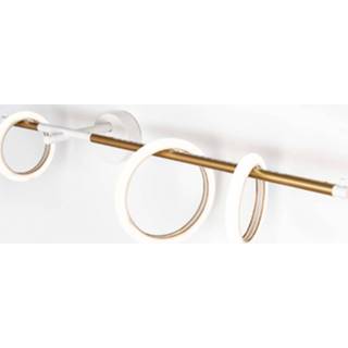 👉 Wand lamp a+ wit LED wandlamp Ulaop, drie ringen, rechts,