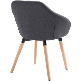 👉 Eetkamerstoel grijs stof active Eetkamerstoelen 2 st donkergrijs 8719883596785