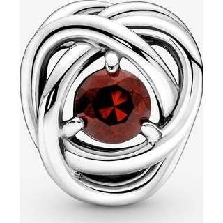 👉 Geboorte steen rood vrouwen rode PANDORA Januari Geboortesteen Oneindige Cirkel Bedel, Bedels & Armband, Crystals, rood, 790065C06
