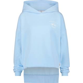 👉 Hoodie l vrouwen bleu met tekstprint