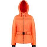 👉 Skijas oranje active vrouwen DAMES Hybride ski-jas -ORANJE - POIVRE BLANC 3607971708132