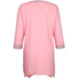 👉 Shirt roze motief grafisch vrouwen katoen zuiver MIAMODA 4055707431745