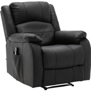 👉 Fauteuil active grijs kunstleer Siilinjarvi met massagefunctie, 8720526162342