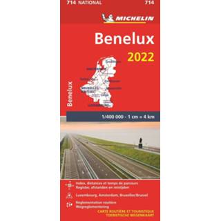 👉 Michelin Wegenkaart 714 Benelux 2022