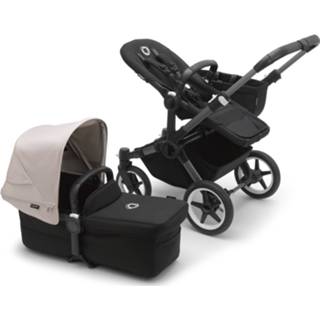 👉 Kinderwagen graphite zwart wit active kinderen Bugaboo Donkey5 Mono - Graphite/Midnight Black Misty White 2500001494221