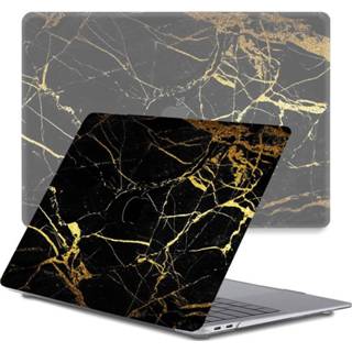 👉 Coverhoes zwart Lunso - cover hoes MacBook Pro 14 inch (2021) Marble Nova 8720572144576