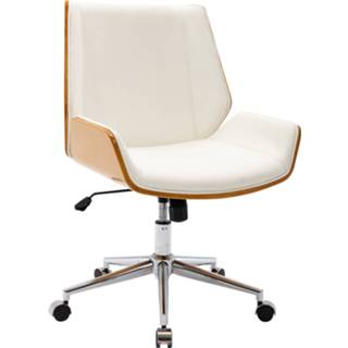 👉 Bureaustoel wit kunstleer active Iisalmi Kunstleer, N Frame/Wit 8720526158642