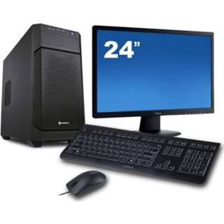 👉 Monitor active Desktop Set / Thuiswerk Computer Met 24